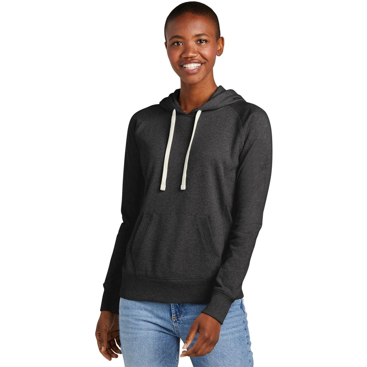 no-logo District Ladies Re-Fleece Hoodie-Regular-District-Thread Logic