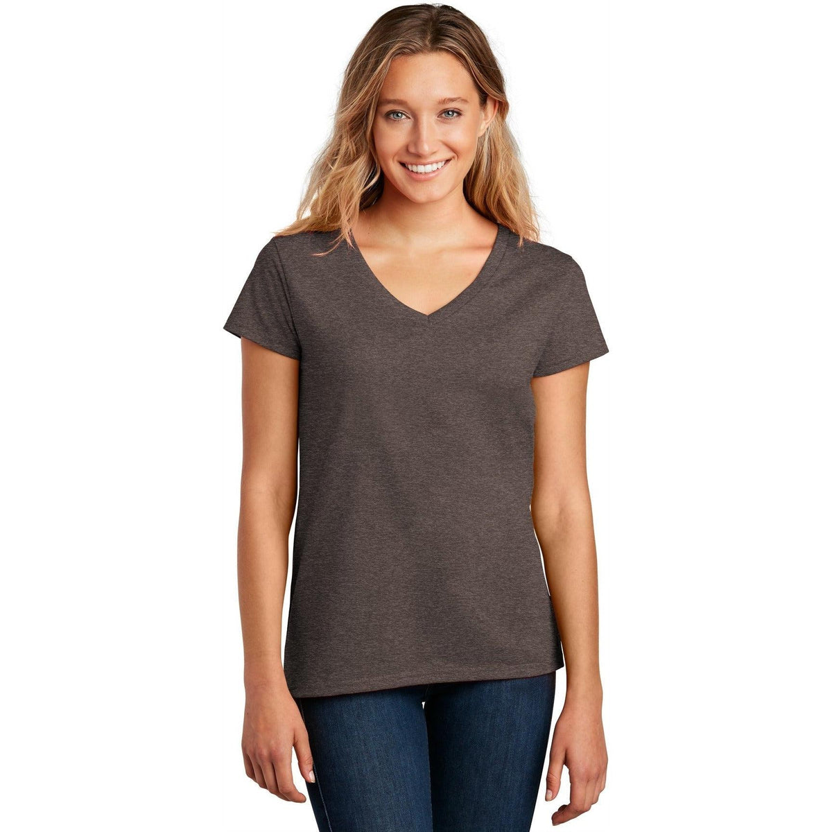 no-logo District Women's Re-Tee V-Neck-Polos-District-Thread Logic