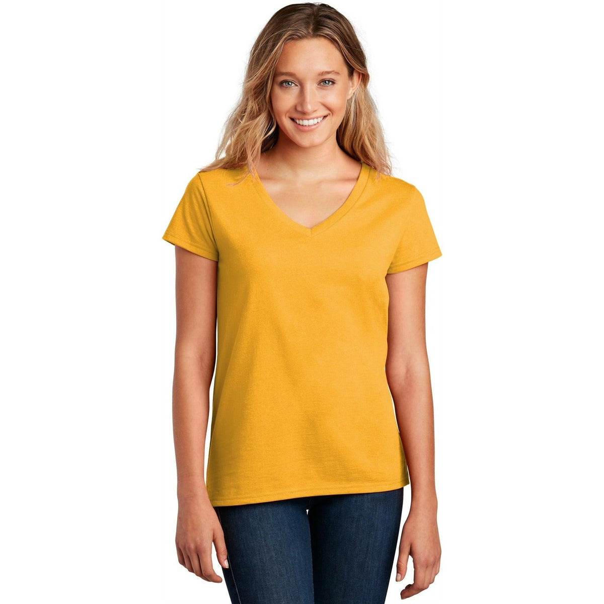 no-logo District Women's Re-Tee V-Neck-Polos-District-Thread Logic