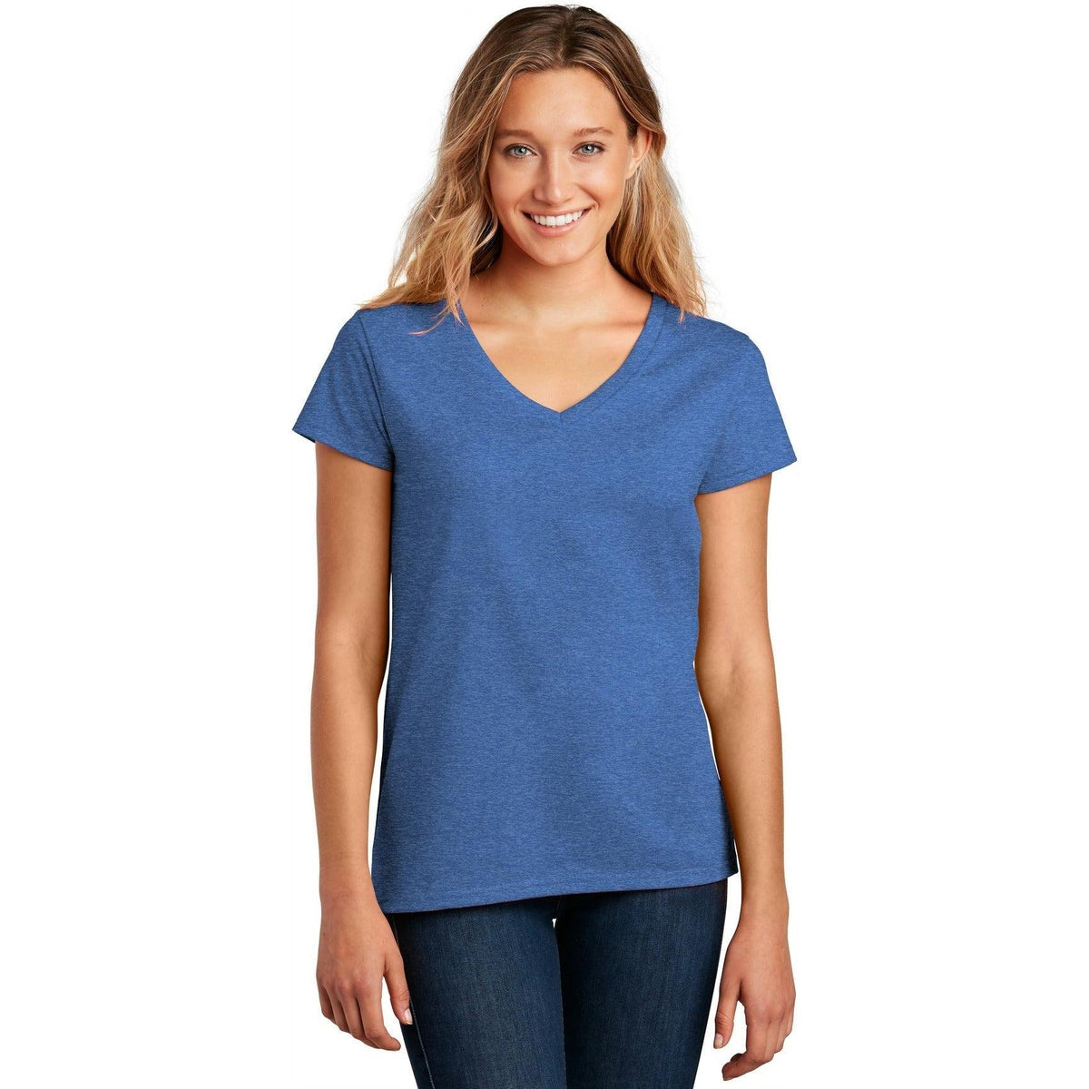 no-logo District Women's Re-Tee V-Neck-Polos-District-Thread Logic