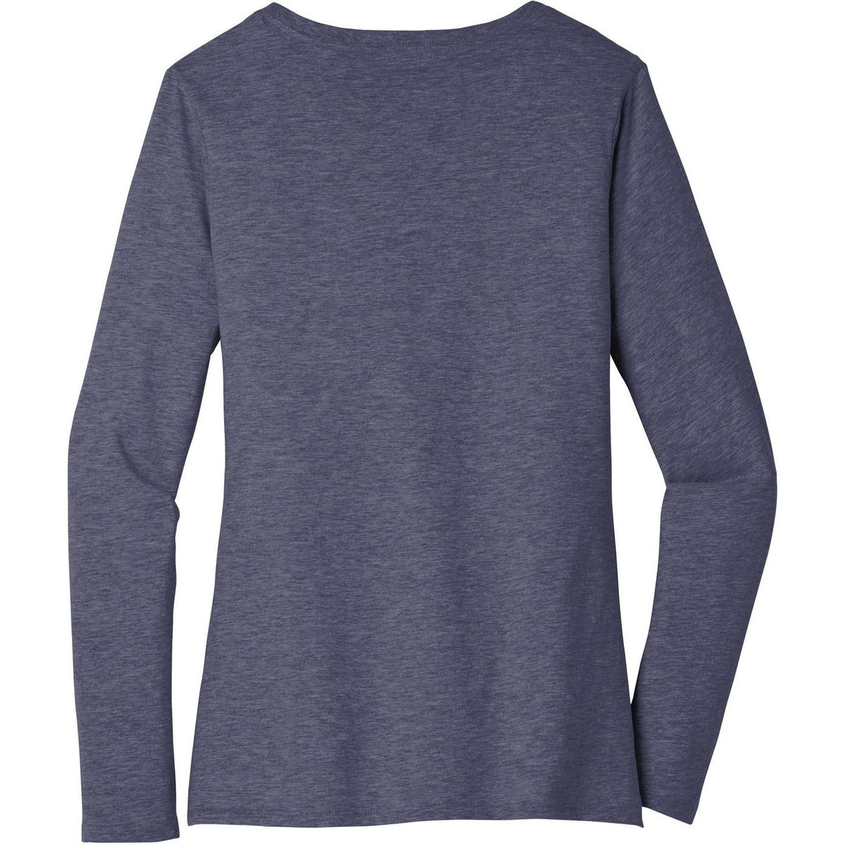 no-logo District Ladies Very Important Tee Long Sleeve V-Neck-Regular-District-Thread Logic