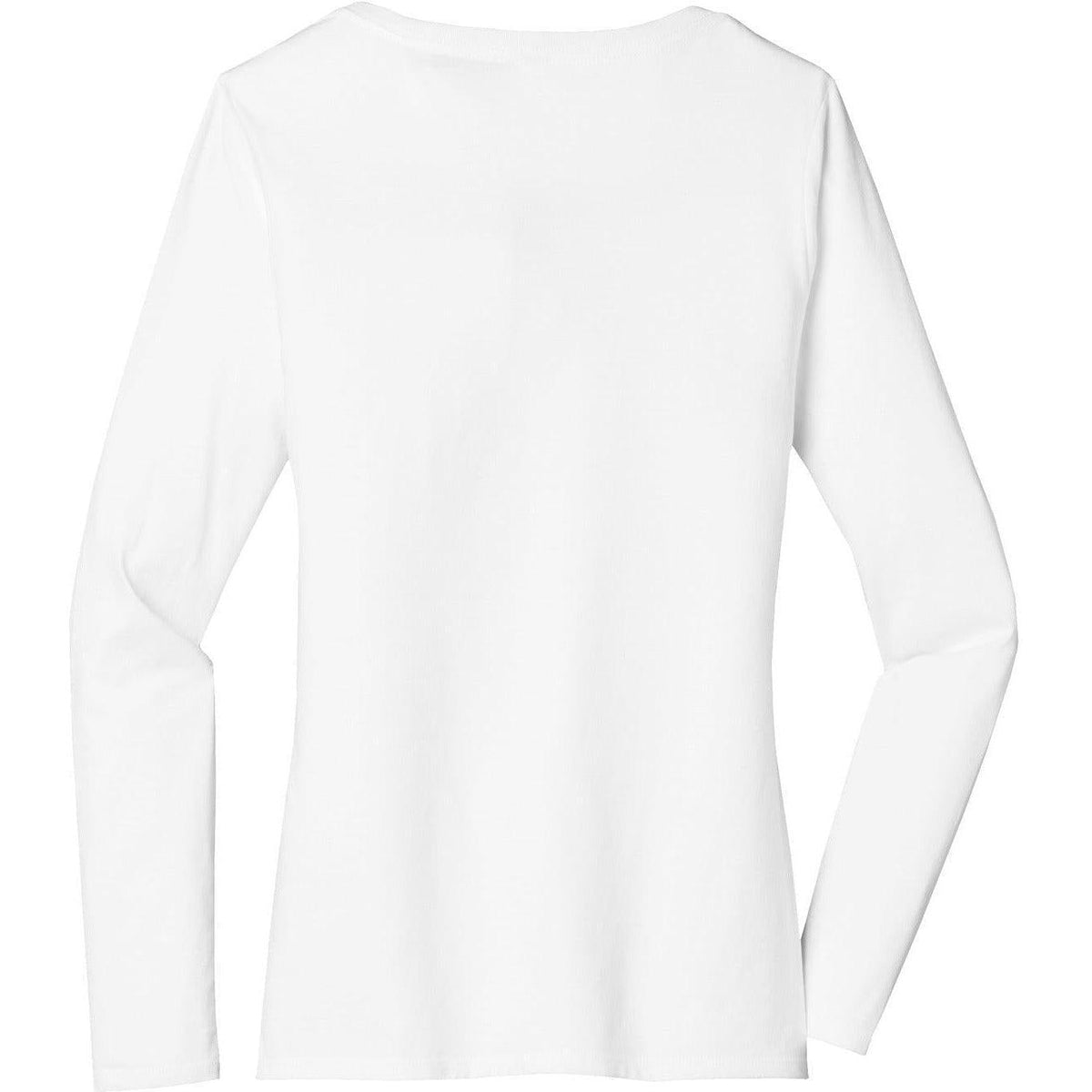 no-logo District Ladies Very Important Tee Long Sleeve V-Neck-Regular-District-Thread Logic