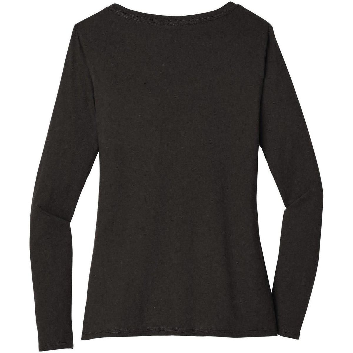 no-logo District Ladies Very Important Tee Long Sleeve V-Neck-Regular-District-Thread Logic