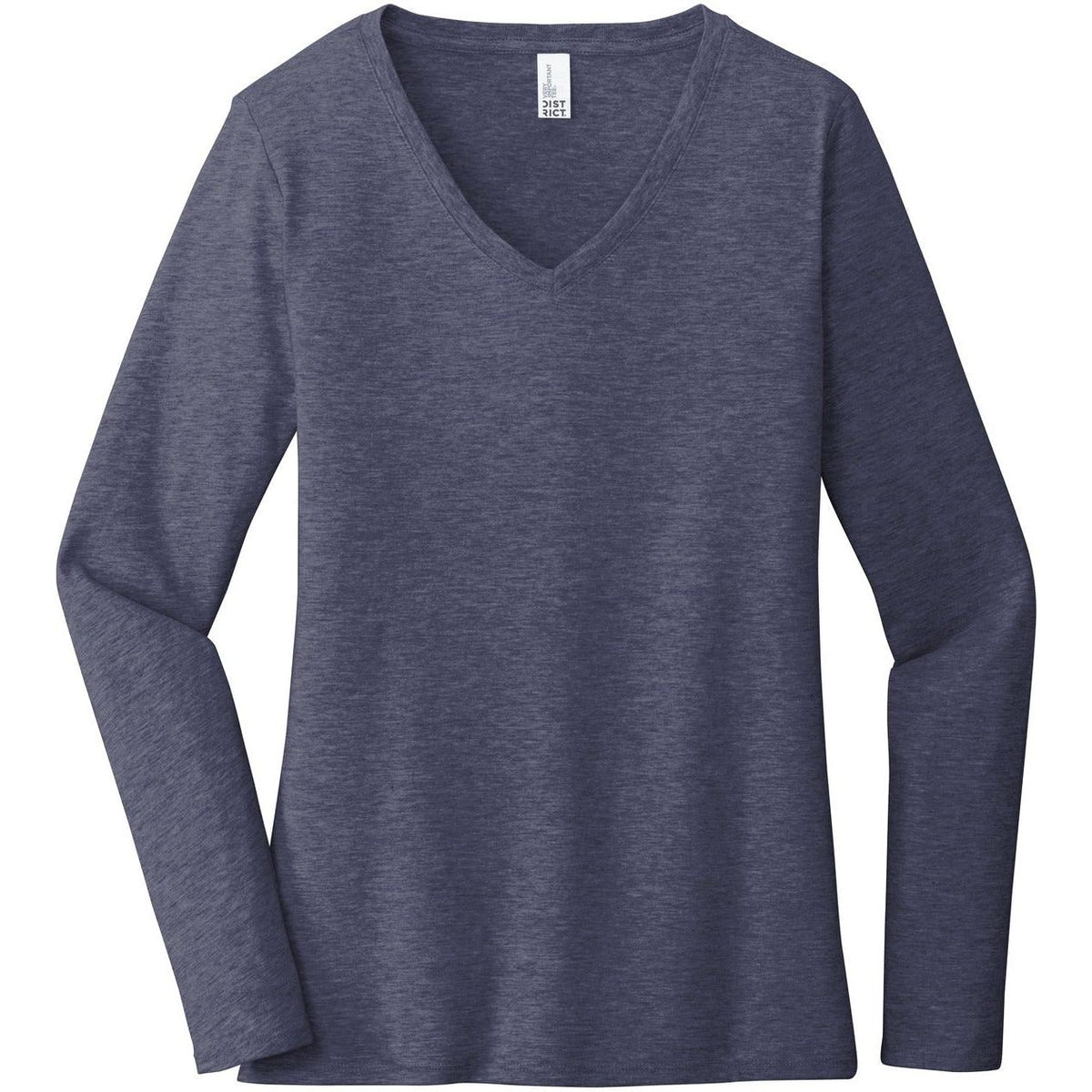 no-logo District Ladies Very Important Tee Long Sleeve V-Neck