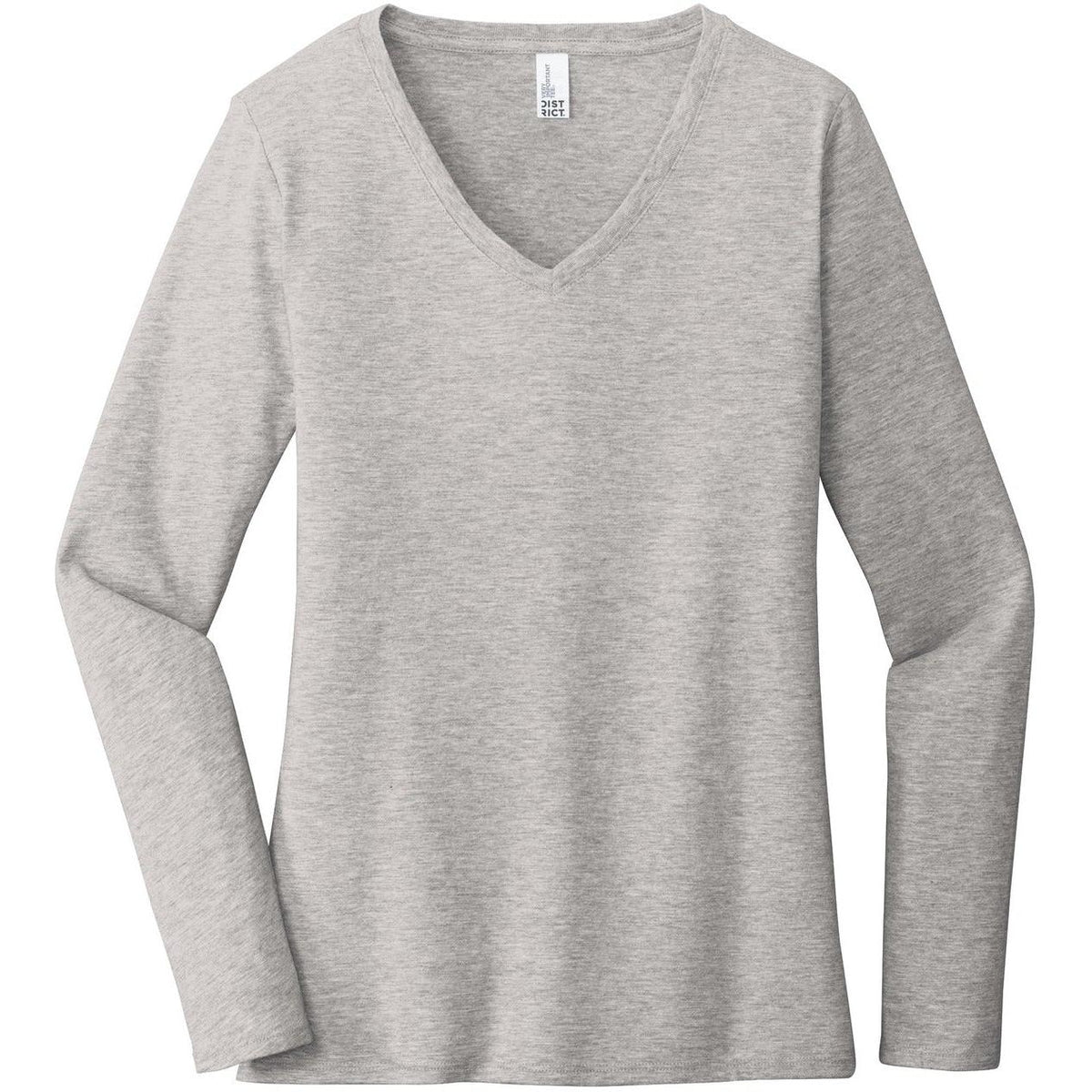 no-logo District Ladies Very Important Tee Long Sleeve V-Neck