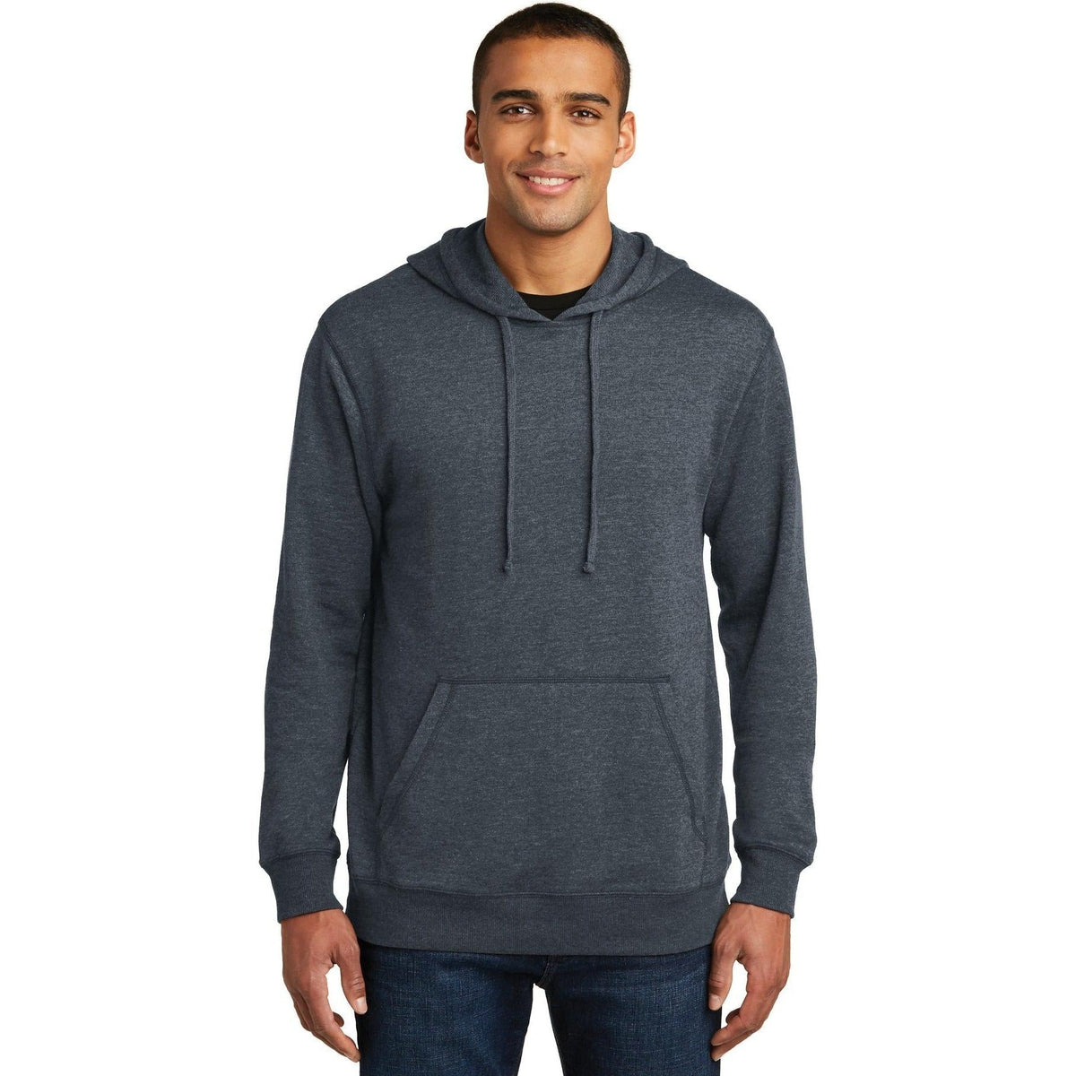 no-logo District Lightweight Fleece Hoodie-Regular-District-Thread Logic