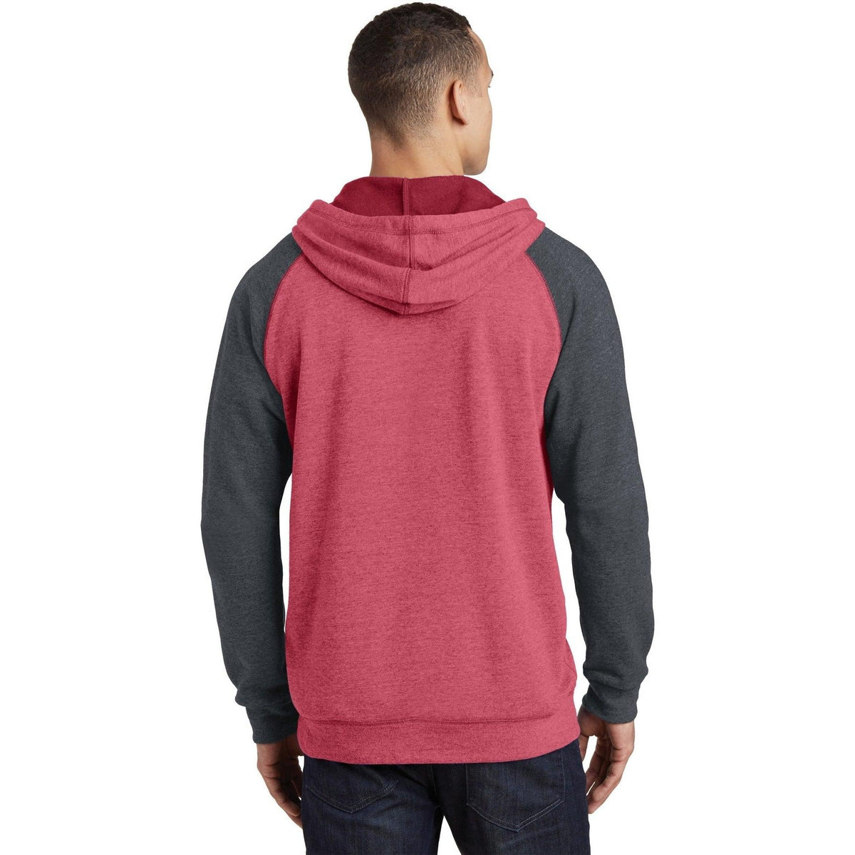 no-logo District Lightweight Fleece Raglan Hoodie-Hoodies-District-Thread Logic