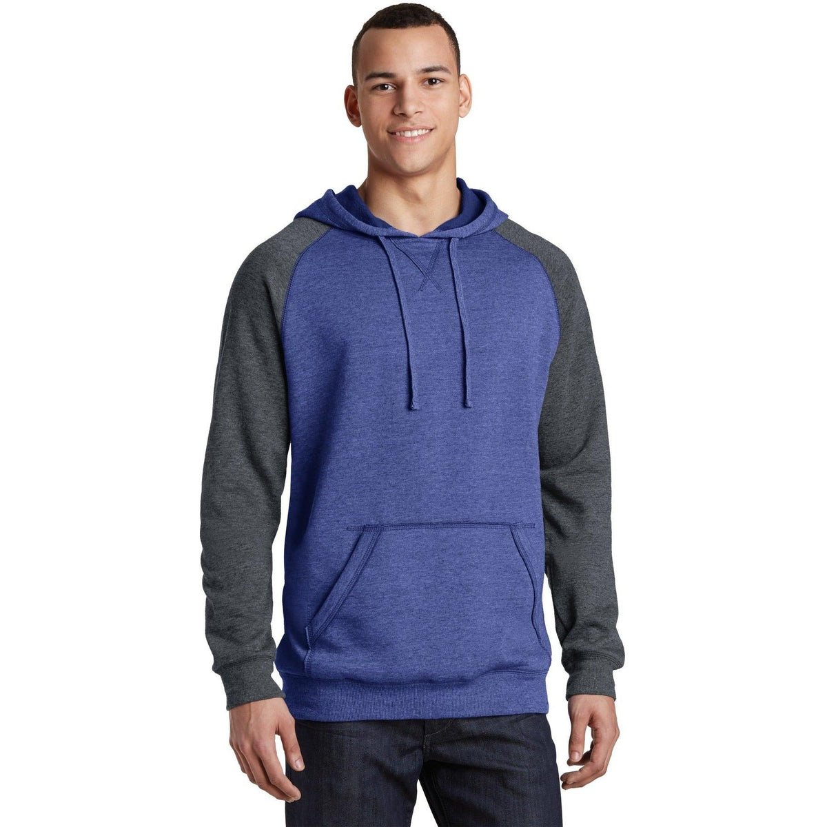 no-logo District Lightweight Fleece Raglan Hoodie-Hoodies-District-Thread Logic