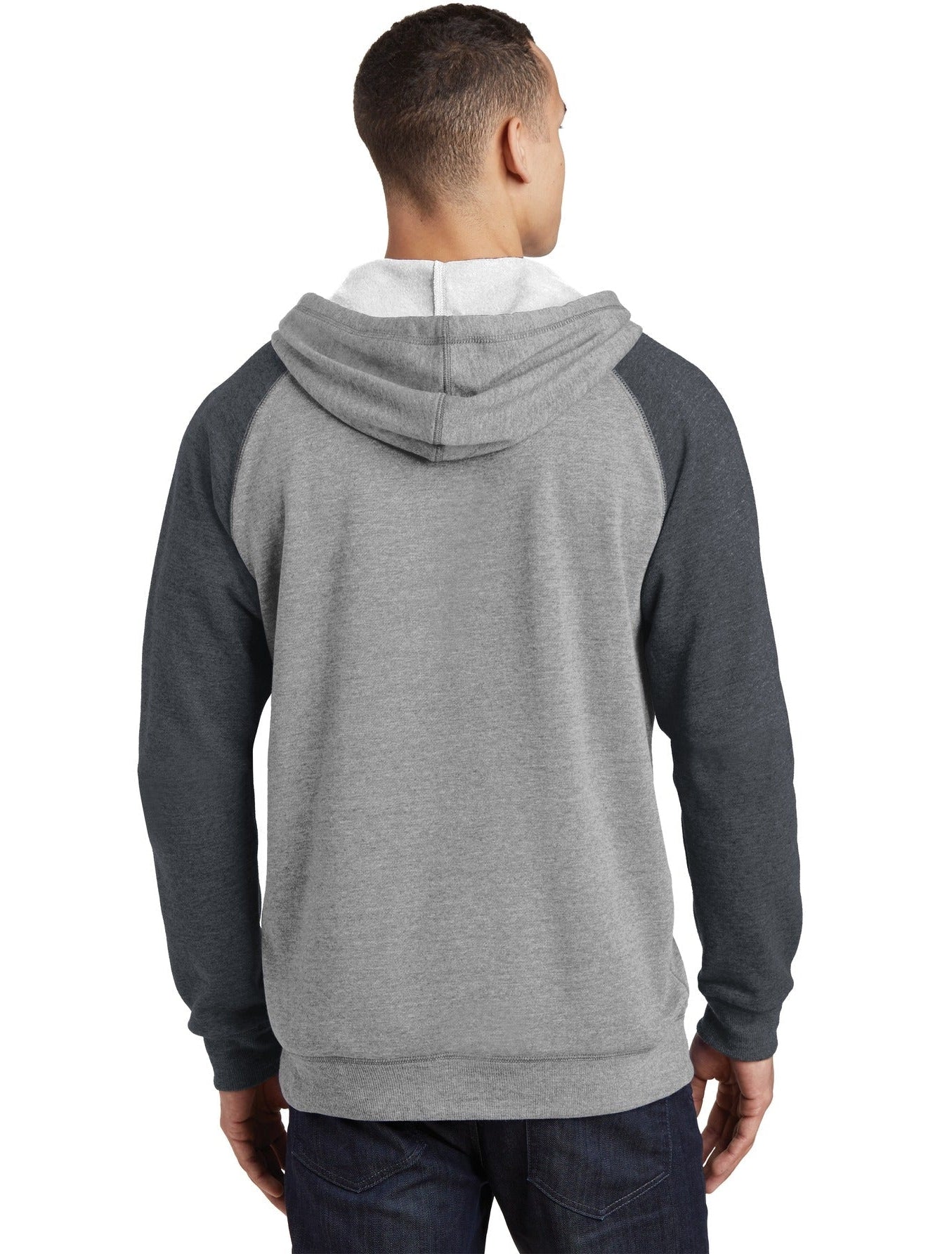 no-logo District Lightweight Fleece Raglan Hoodie-Regular-District-Thread Logic