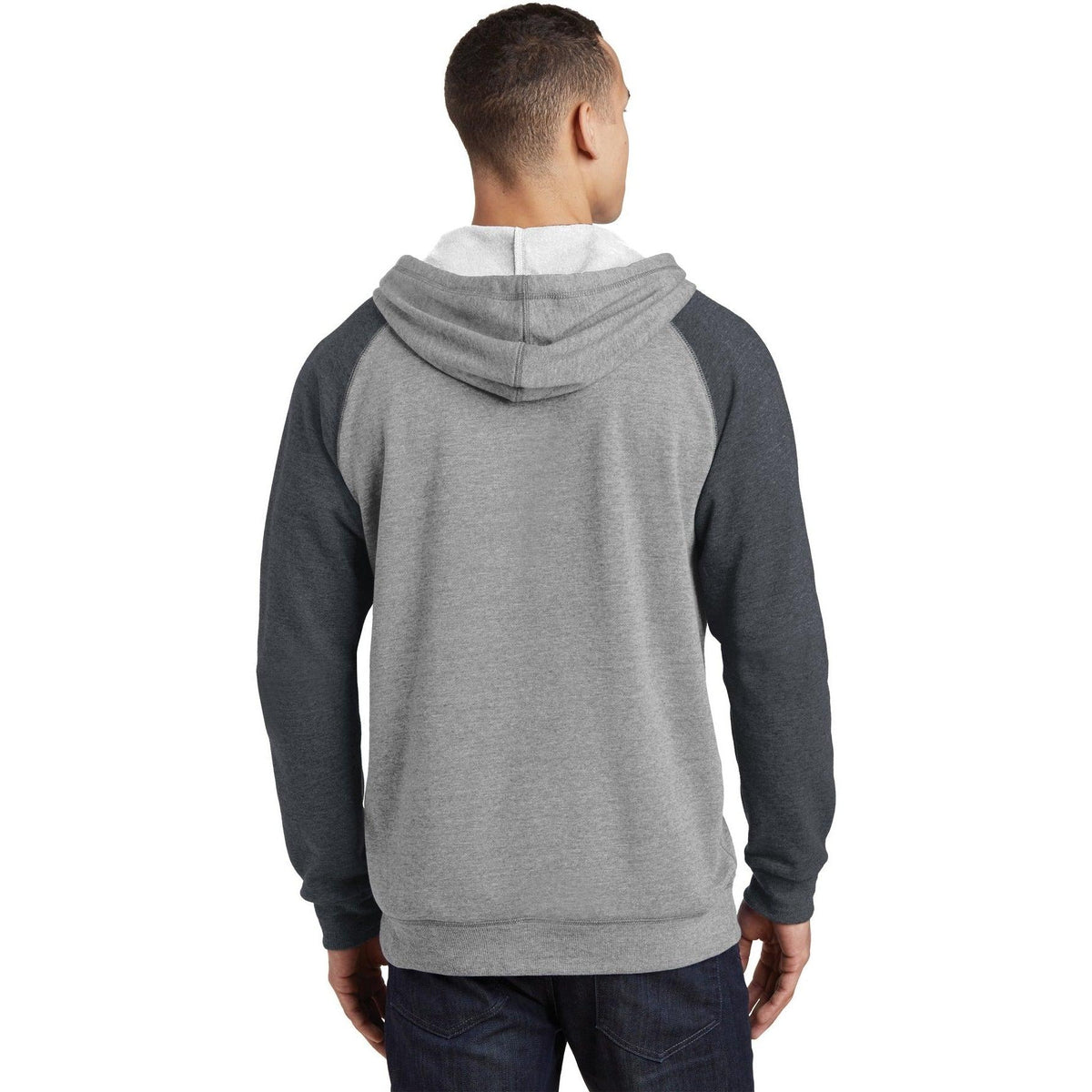 no-logo District Lightweight Fleece Raglan Hoodie-Hoodies-District-Thread Logic