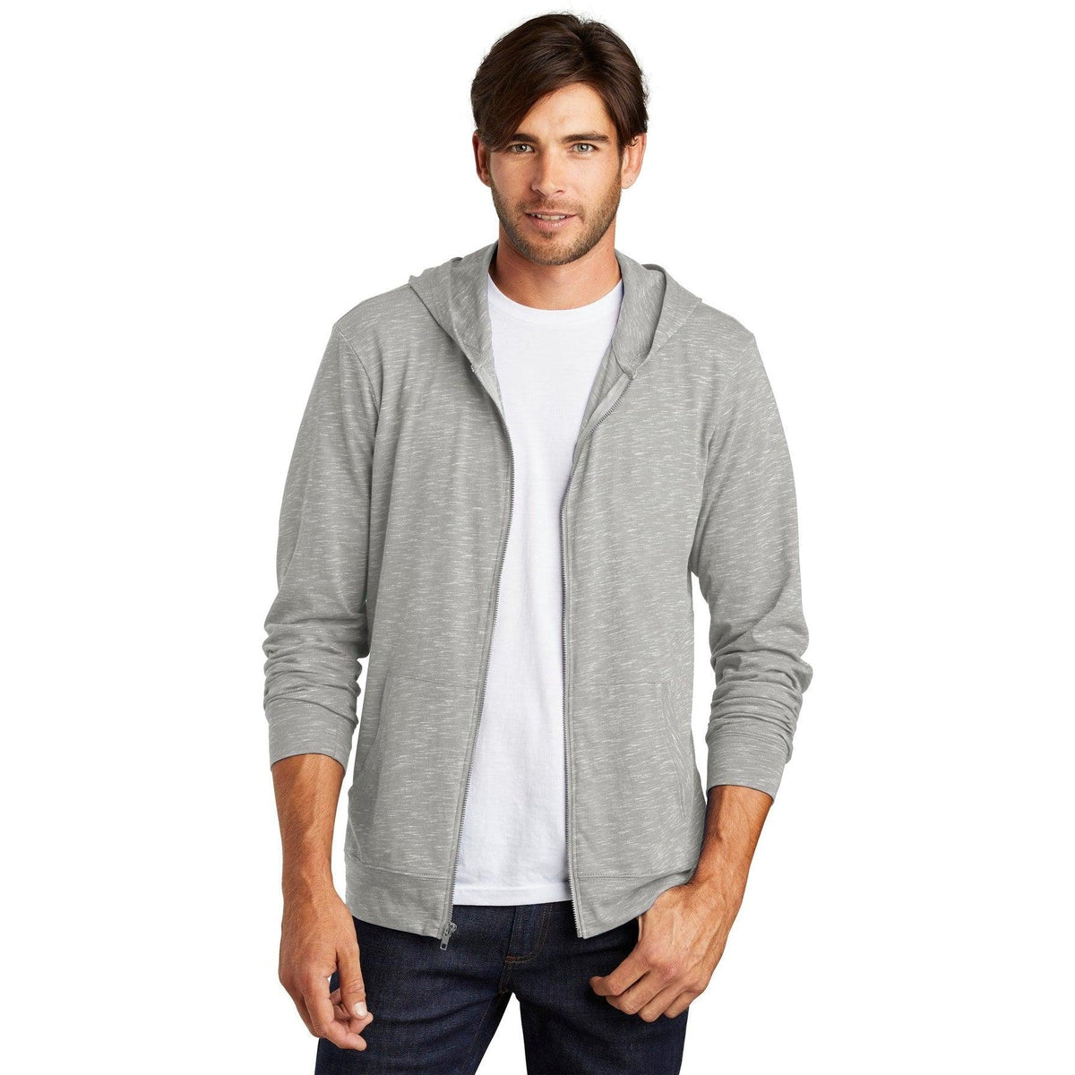 no-logo District Medal Full-Zip Hoodie-Regular-District-Thread Logic