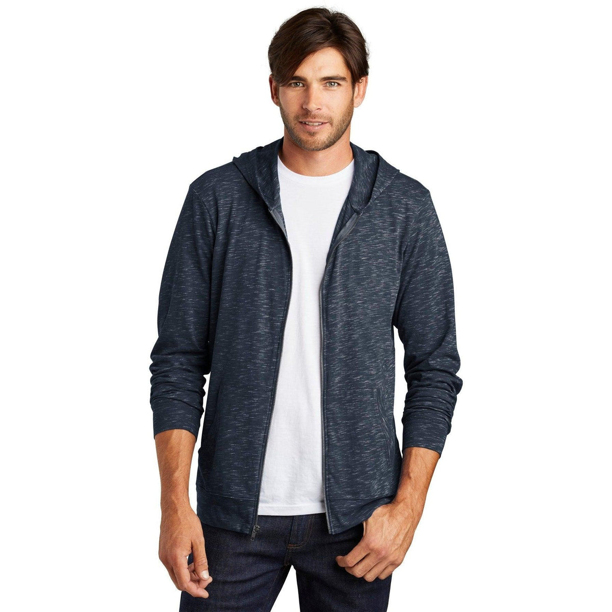 no-logo District Medal Full-Zip Hoodie-Regular-District-Thread Logic