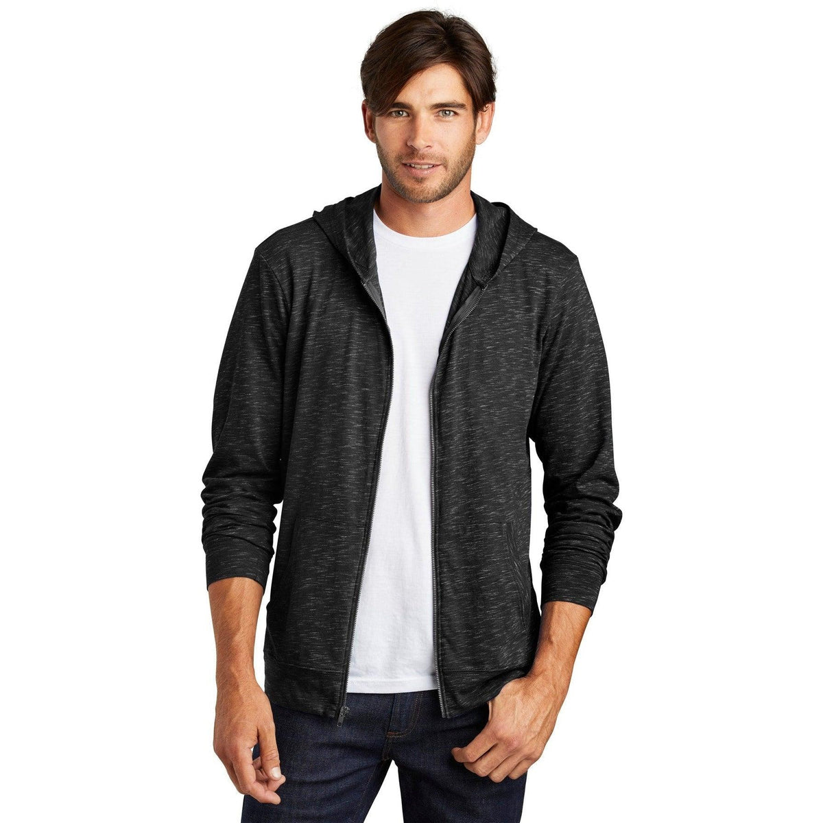 no-logo District Medal Full-Zip Hoodie-Regular-District-Thread Logic