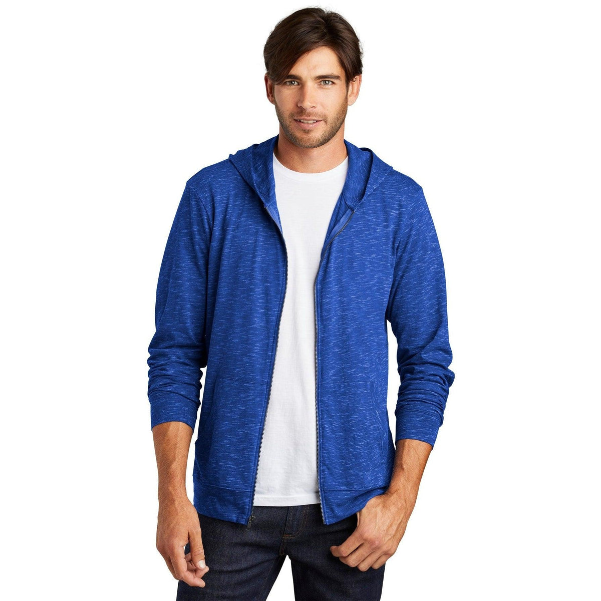 no-logo District Medal Full-Zip Hoodie-Regular-District-Thread Logic