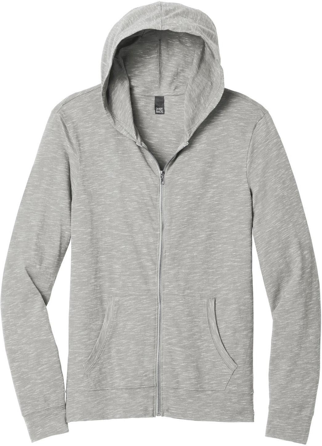 District DT565 Full-Zip Sweatshirt with Custom Embroidery