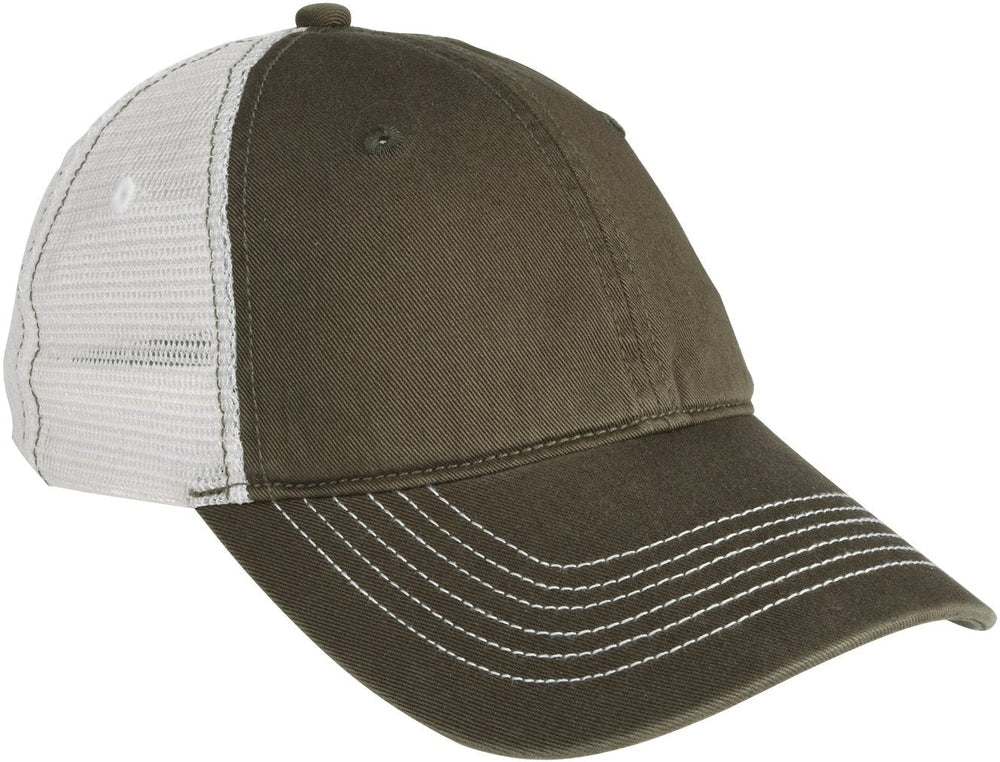 no-logo District Mesh Back Cap-Regular-District-Army/White-OSFA-Thread Logic 