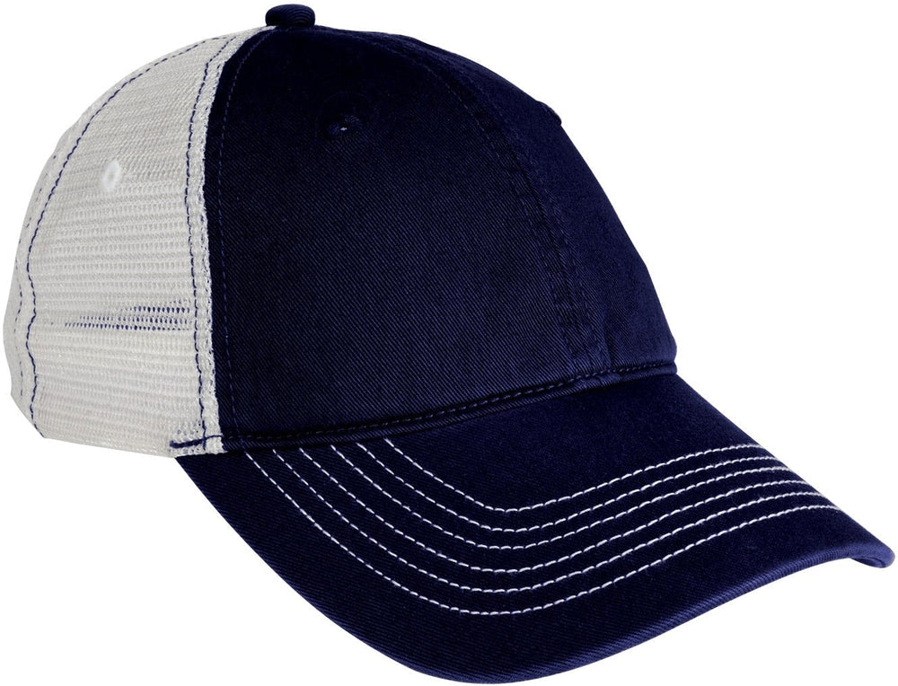 no-logo District Mesh Back Cap-Regular-District-New Navy/White-OSFA-Thread Logic 