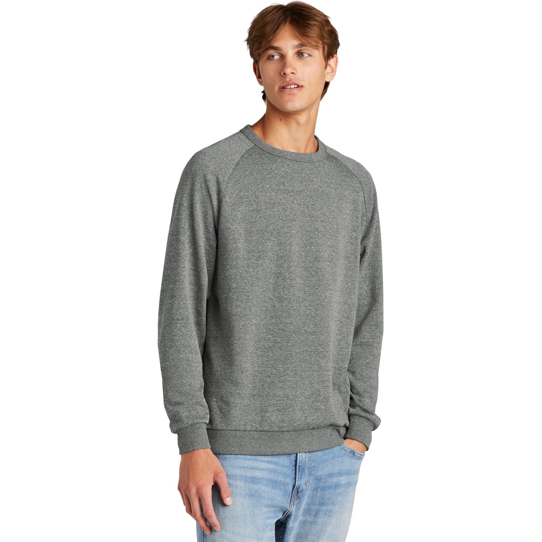 no-logo District Perfect Tri Fleece Crewneck Sweatshirt-Apparel-District-Thread Logic