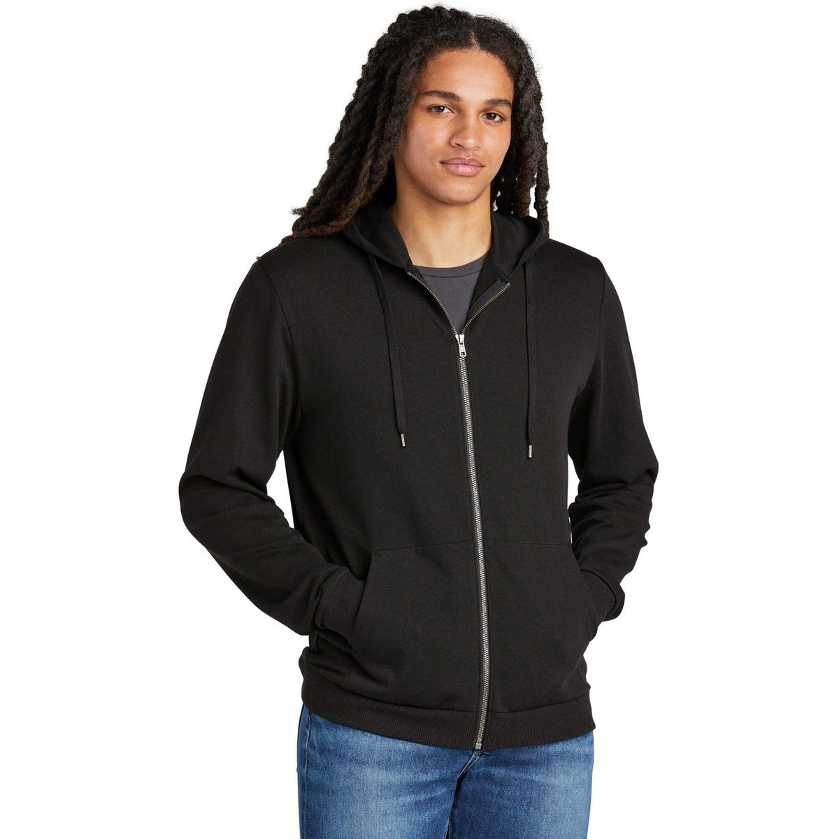 no-logo District Perfect Tri Fleece Full-Zip Hoodie-Regular-District-Thread Logic