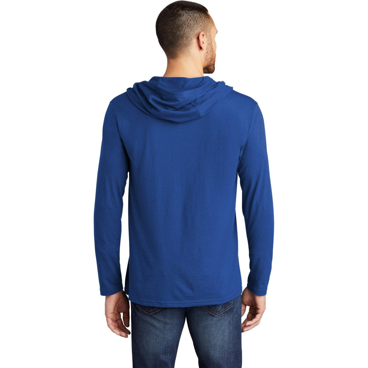 no-logo District Perfect Tri Long Sleeve Hoodie-Regular-District-Thread Logic