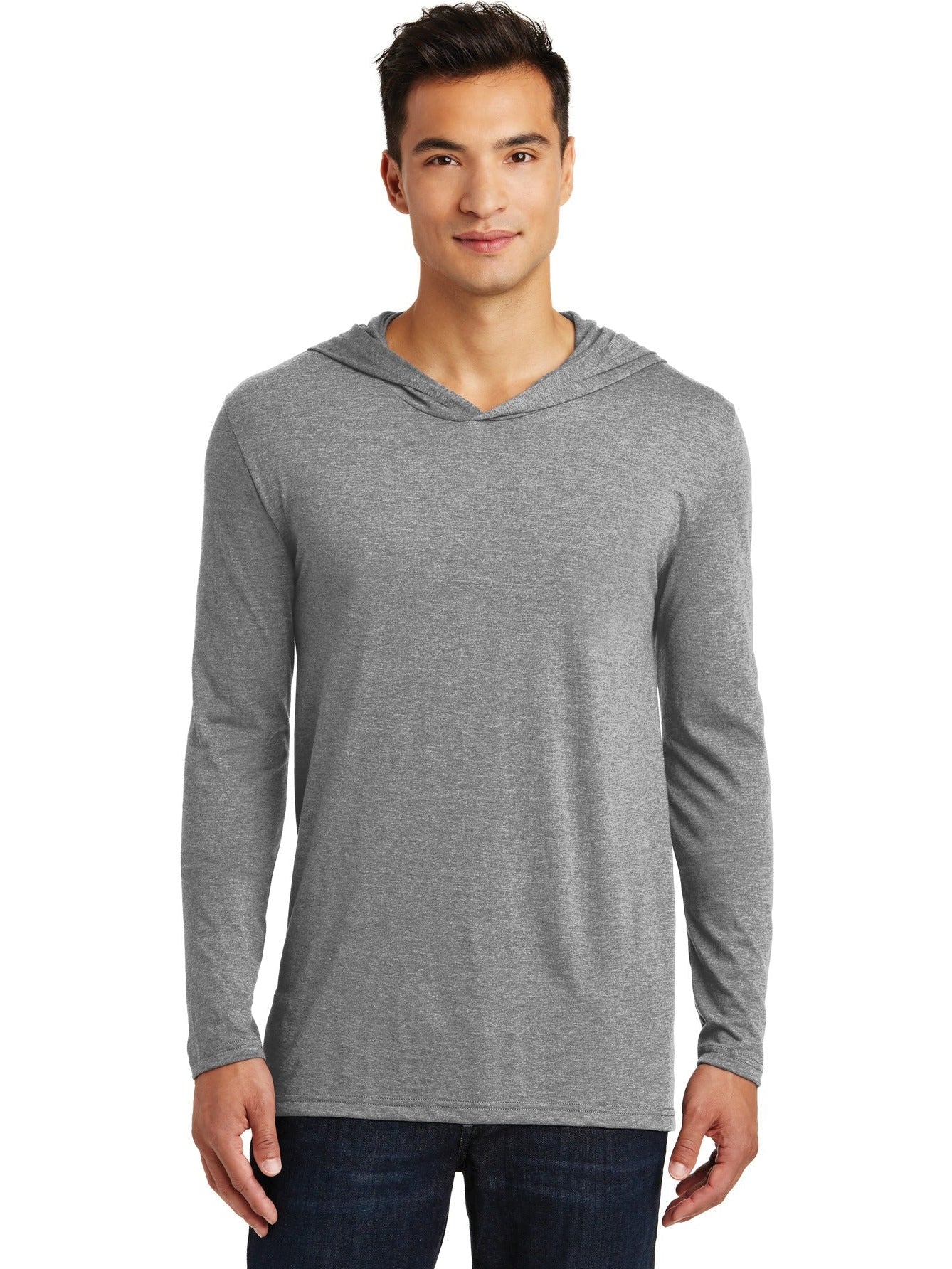 no-logo District Perfect Tri Long Sleeve Hoodie-Regular-District-Thread Logic