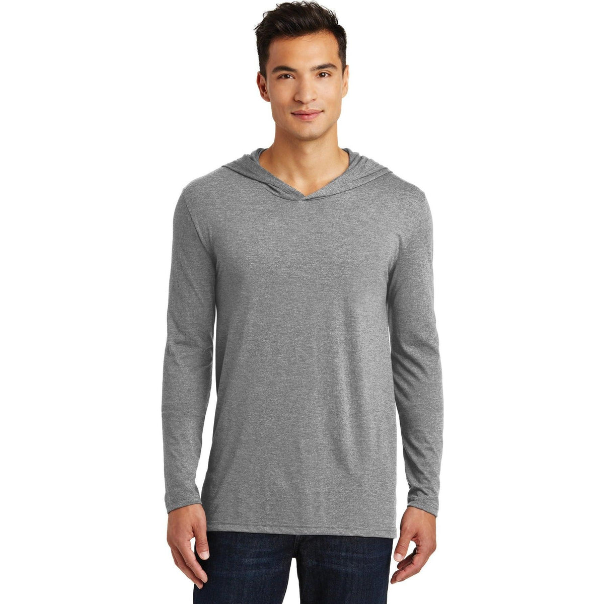 no-logo District Perfect Tri Long Sleeve Hoodie-Regular-District-Thread Logic