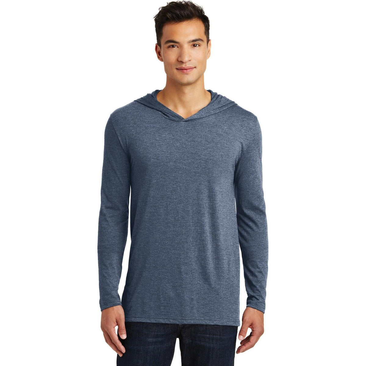 no-logo District Perfect Tri Long Sleeve Hoodie-Regular-District-Thread Logic