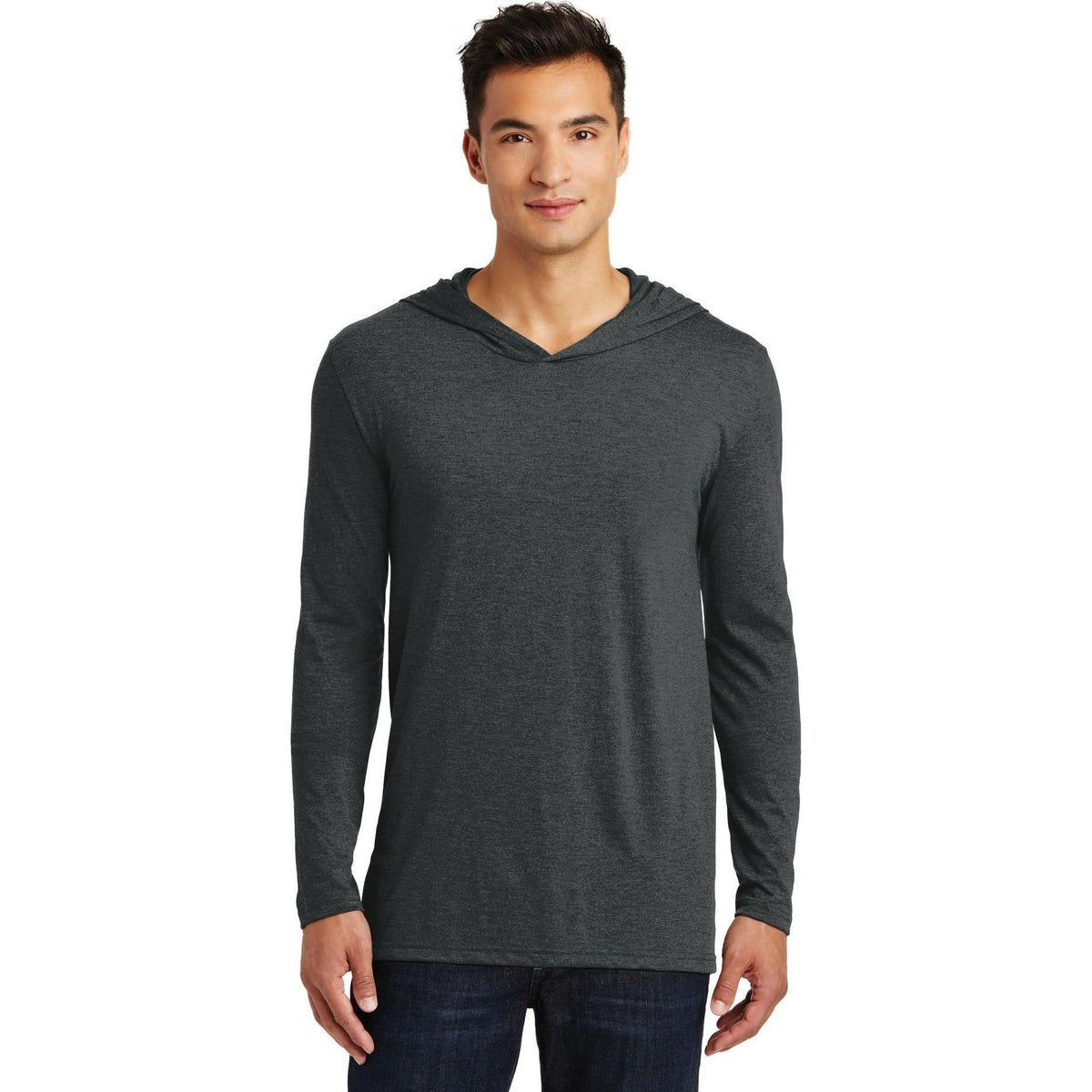 no-logo District Perfect Tri Long Sleeve Hoodie-Regular-District-Thread Logic