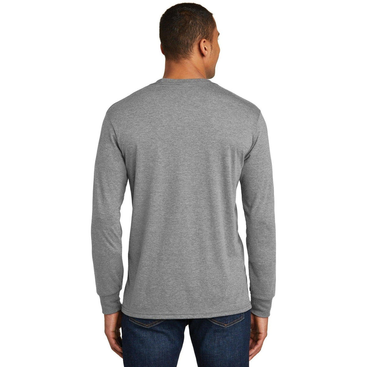 no-logo District Perfect Tri Long Sleeve Tee-Regular-District-Thread Logic