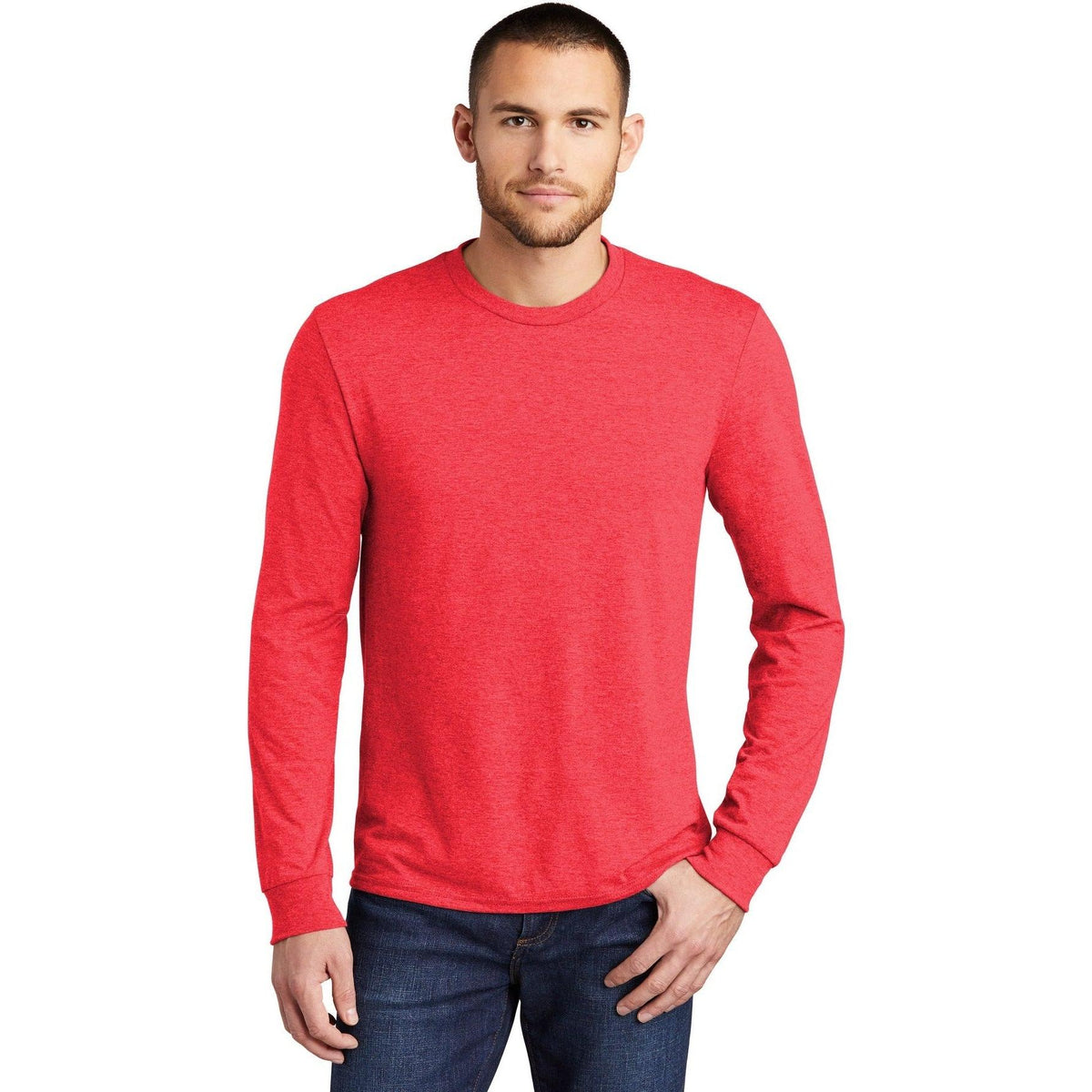 no-logo District Perfect Tri Long Sleeve Tee-Regular-District-Thread Logic