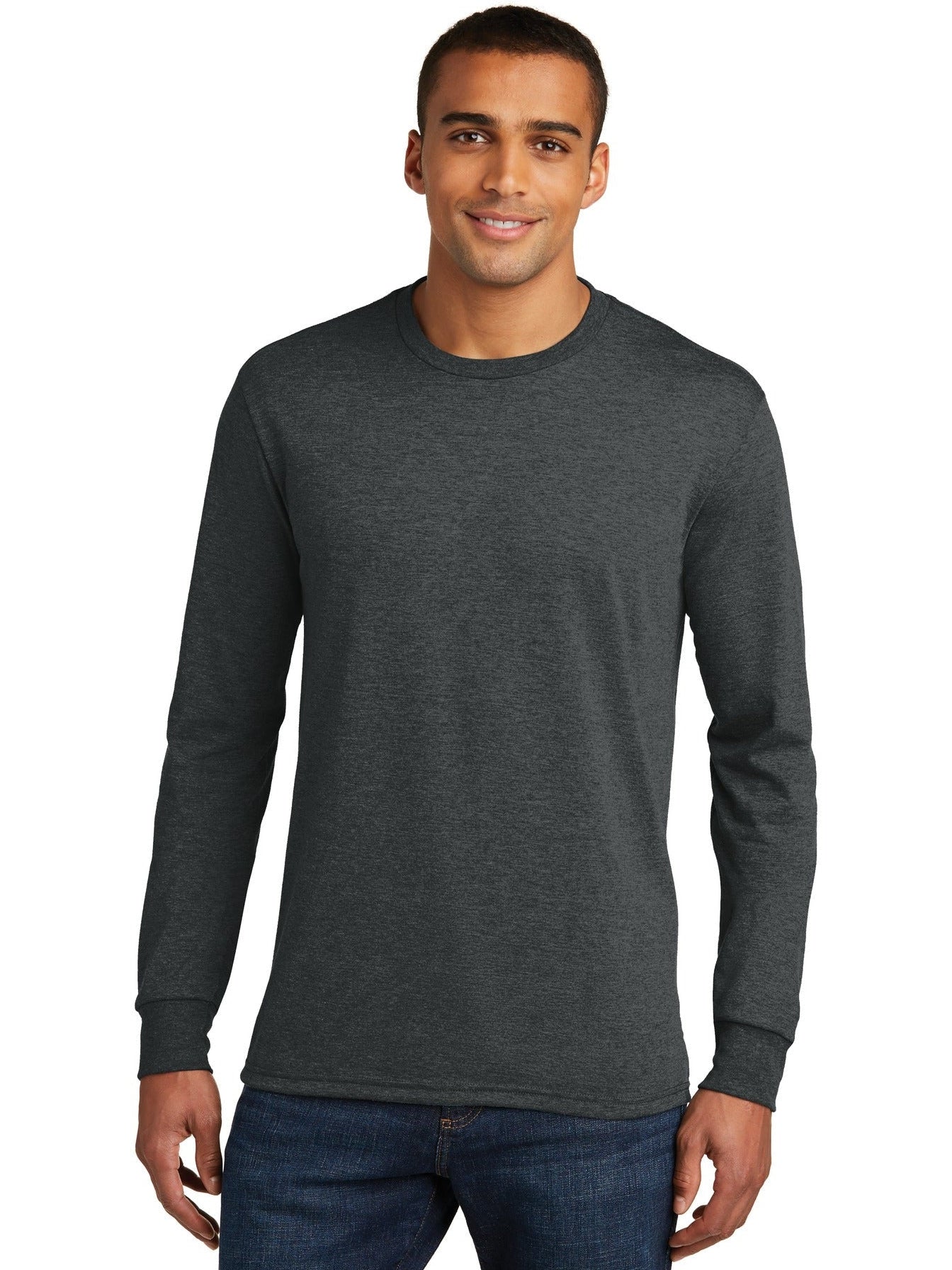 no-logo District Perfect Tri Long Sleeve Tee-Regular-District-Thread Logic