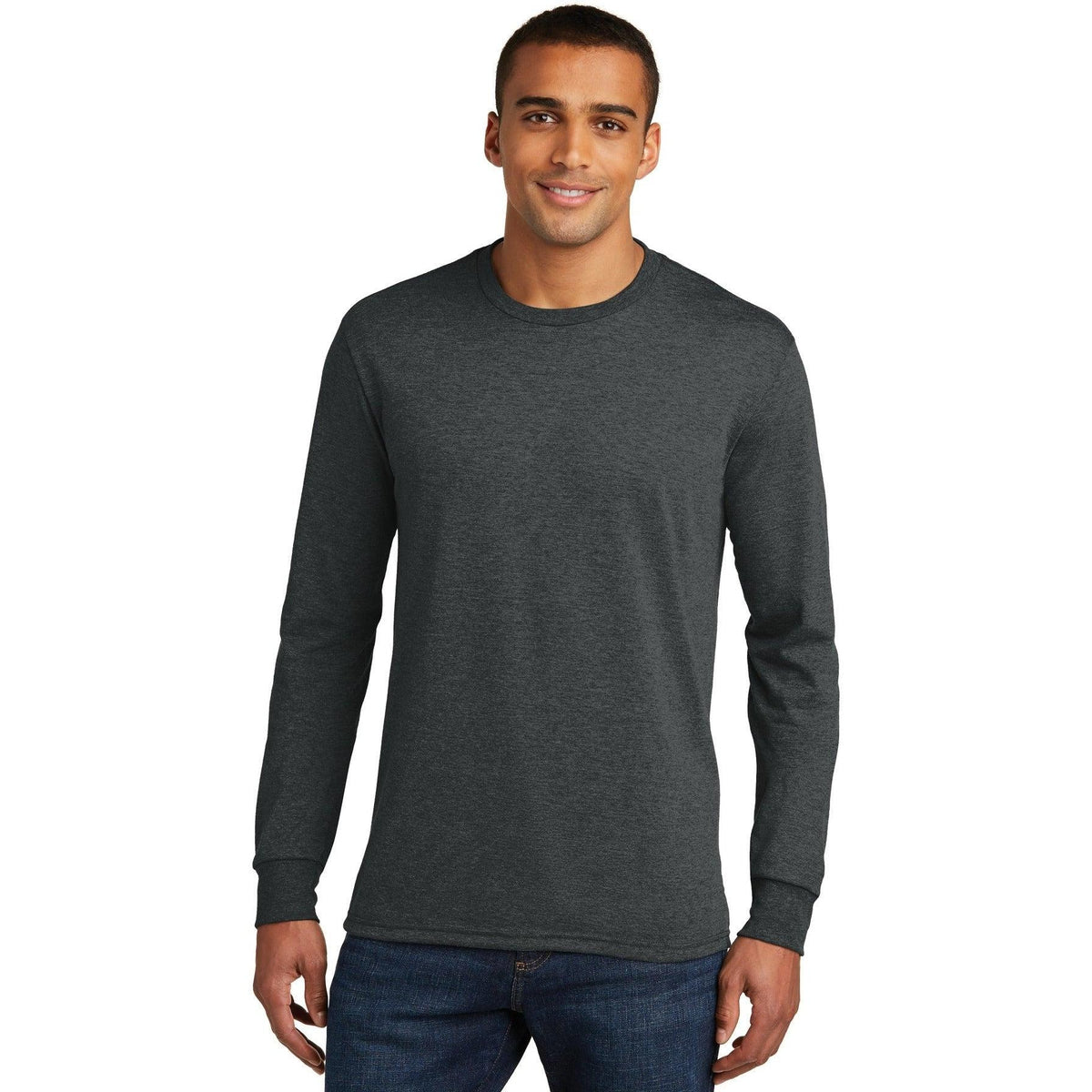 no-logo District Perfect Tri Long Sleeve Tee-Regular-District-Thread Logic