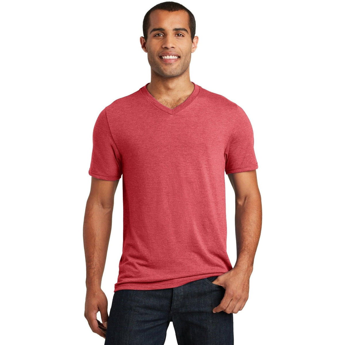 no-logo District Perfect Tri V-Neck Tee-Regular-District-Thread Logic