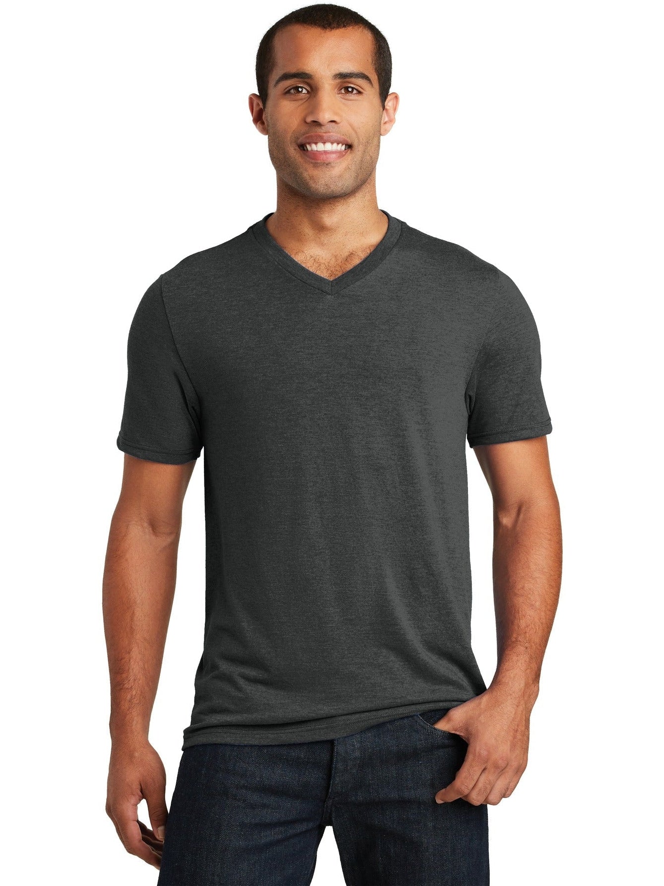no-logo District Perfect Tri V-Neck Tee-Regular-District-Thread Logic