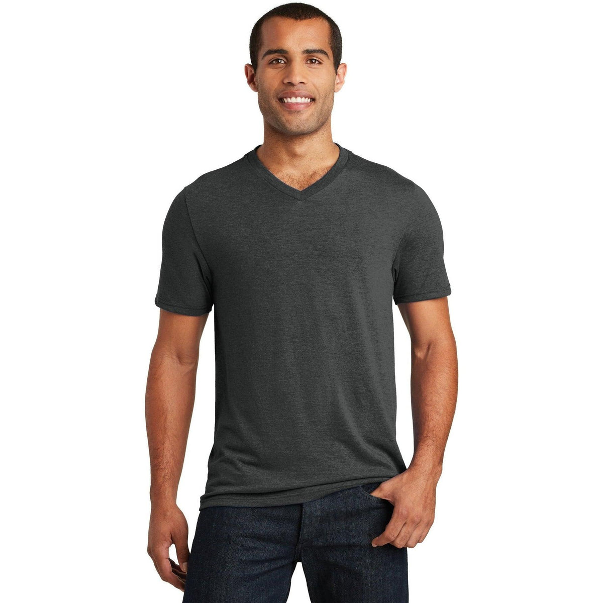 no-logo District Perfect Tri V-Neck Tee-Regular-District-Thread Logic