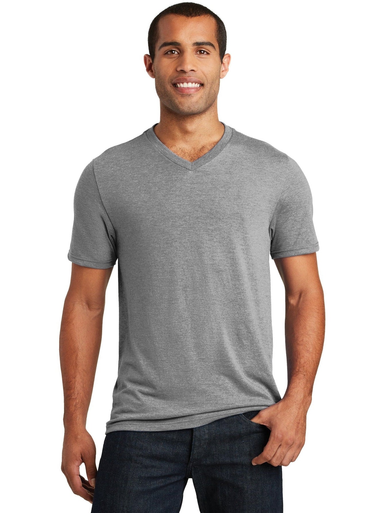 no-logo District Perfect Tri V-Neck Tee-Regular-District-Thread Logic