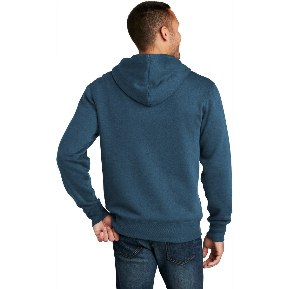 no-logo District Perfect Weight Fleece Full-Zip Hoodie-Regular-District-Thread Logic