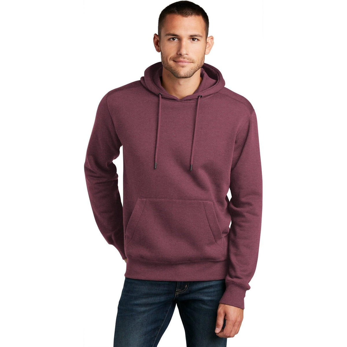 no-logo District Perfect Weight Fleece Hoodie-Regular-District-Thread Logic