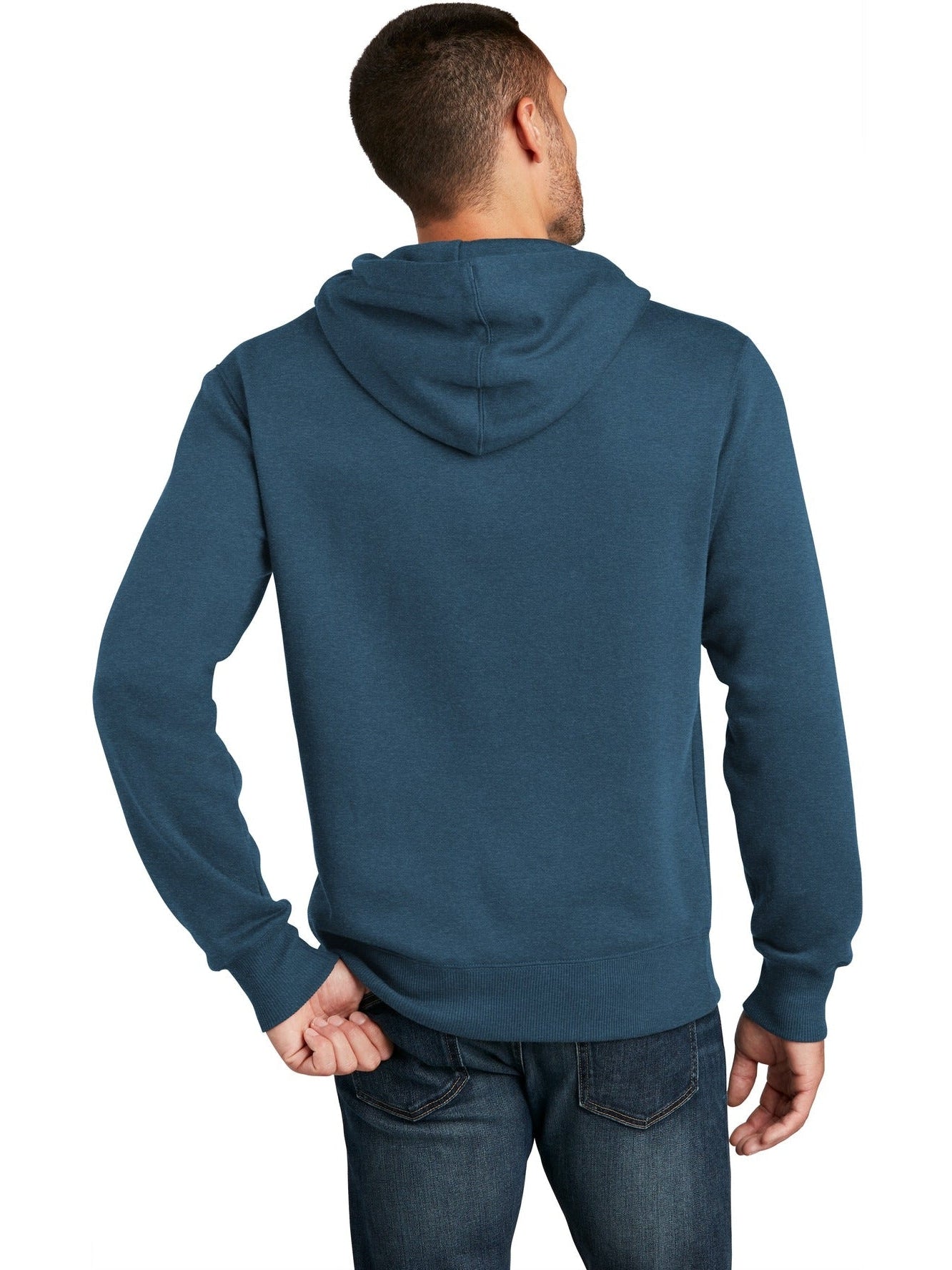 no-logo District Perfect Weight Fleece Hoodie-Regular-District-Thread Logic