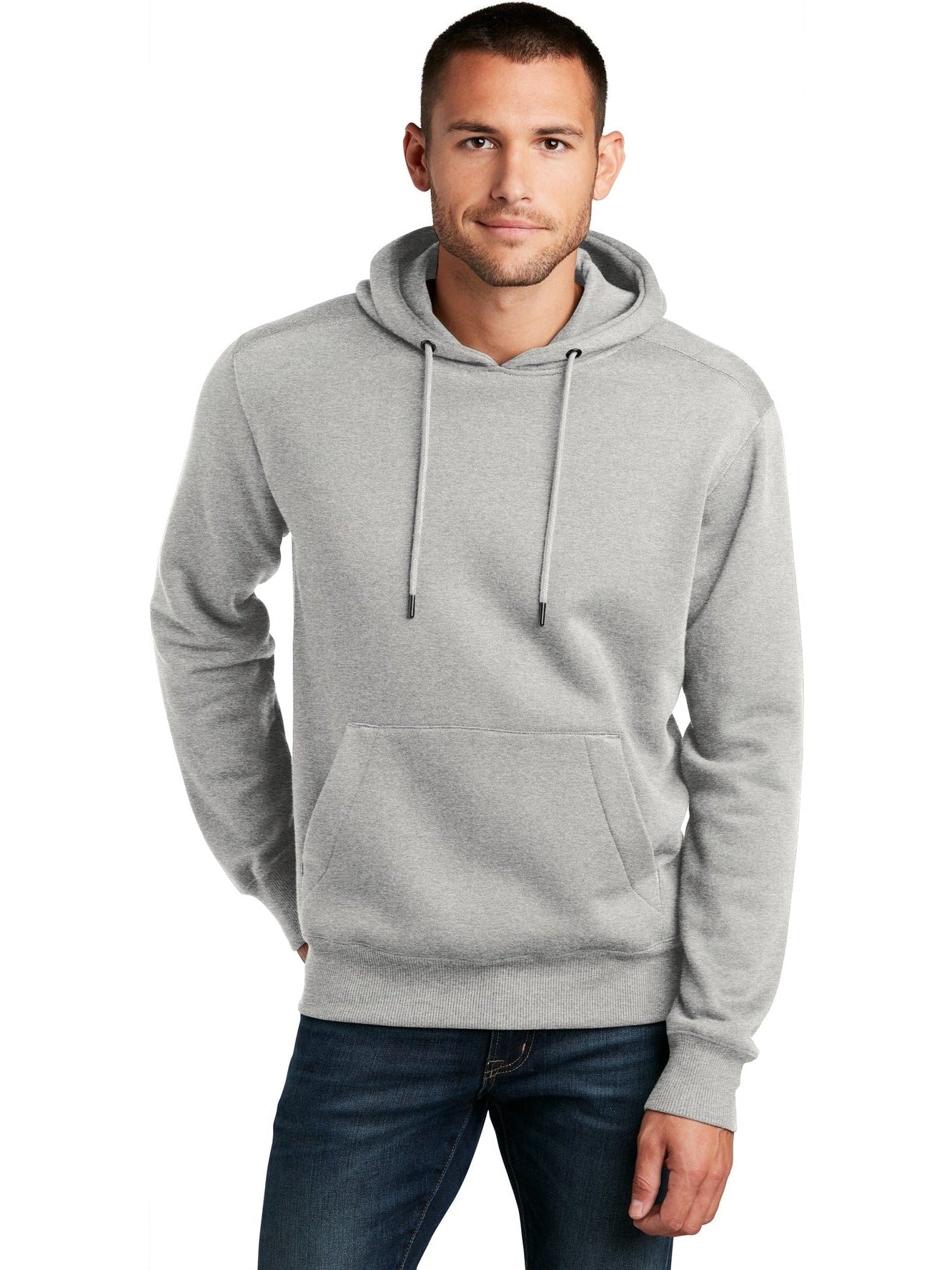 no-logo District Perfect Weight Fleece Hoodie-Regular-District-Thread Logic