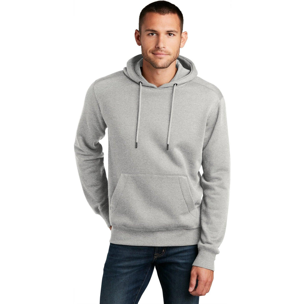 no-logo District Perfect Weight Fleece Hoodie-Regular-District-Thread Logic