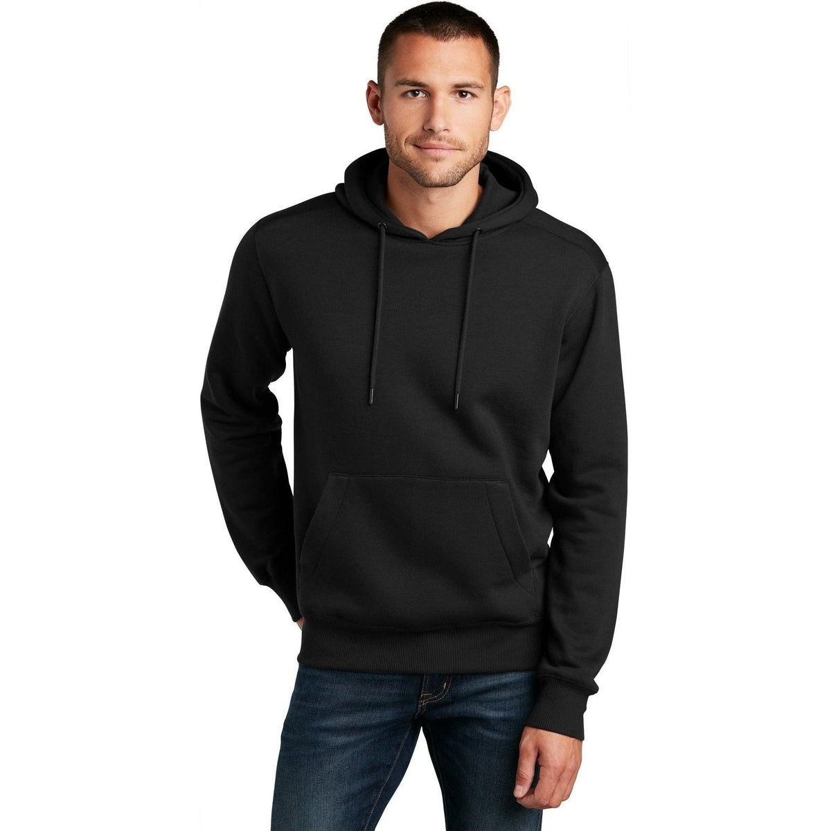 no-logo District Perfect Weight Fleece Hoodie-Regular-District-Thread Logic