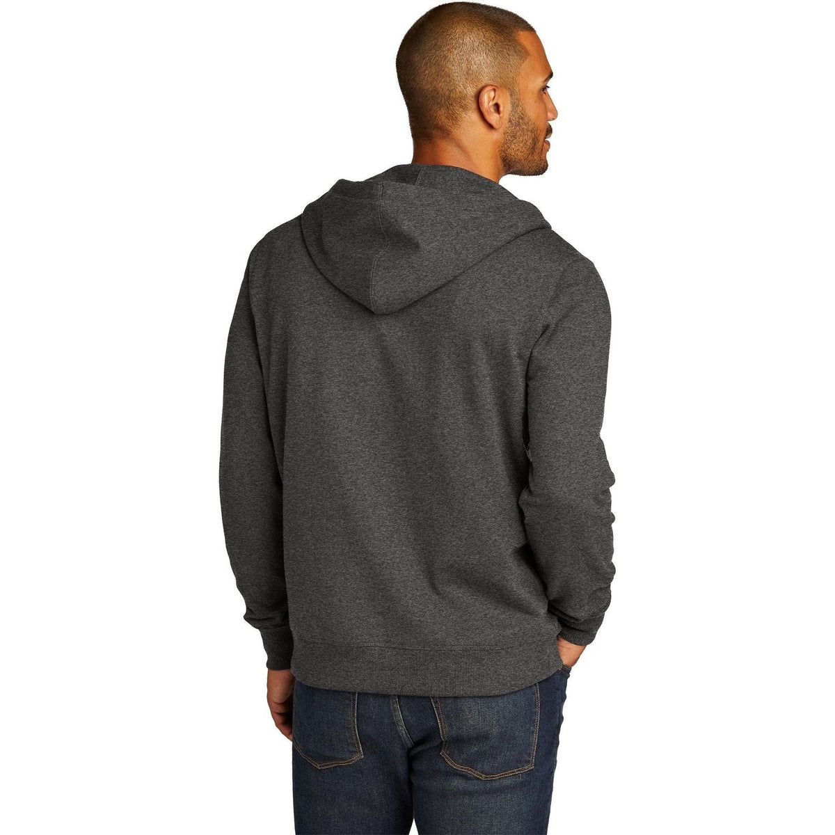 no-logo District Re-Fleece Full-Zip Hoodie-Regular-District-Thread Logic