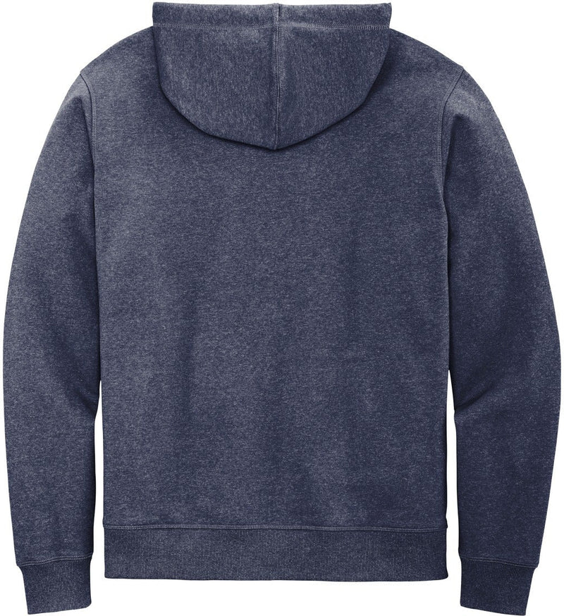 District DT8102 Full-Zip Sweatshirt with Custom Embroidery