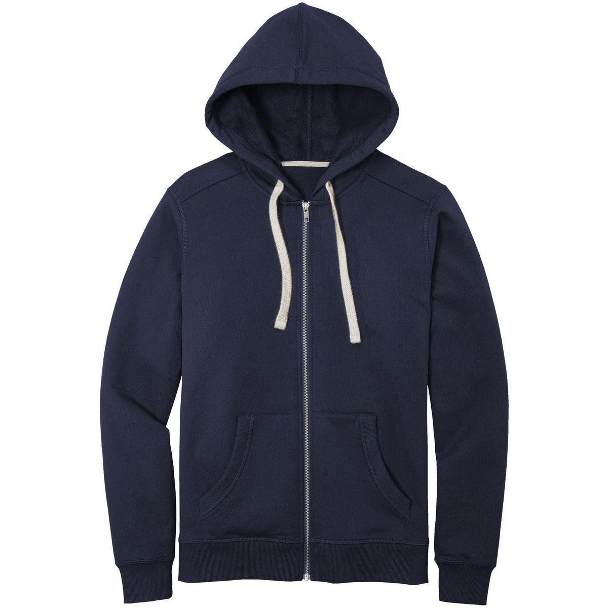no-logo District Re-Fleece Full-Zip Hoodie