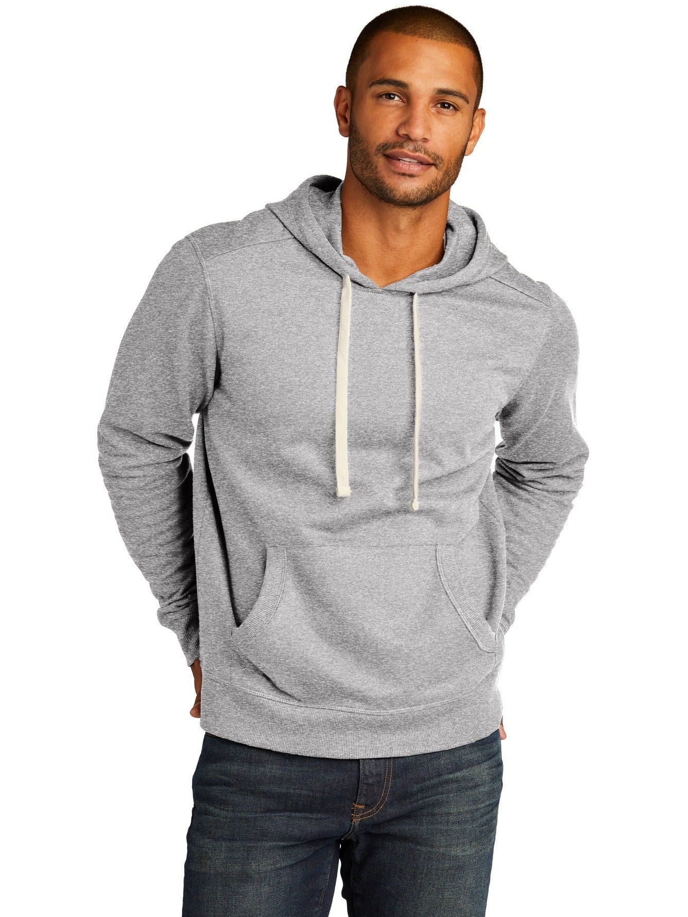 no-logo District Re-Fleece Hoodie-Regular-District-Thread Logic