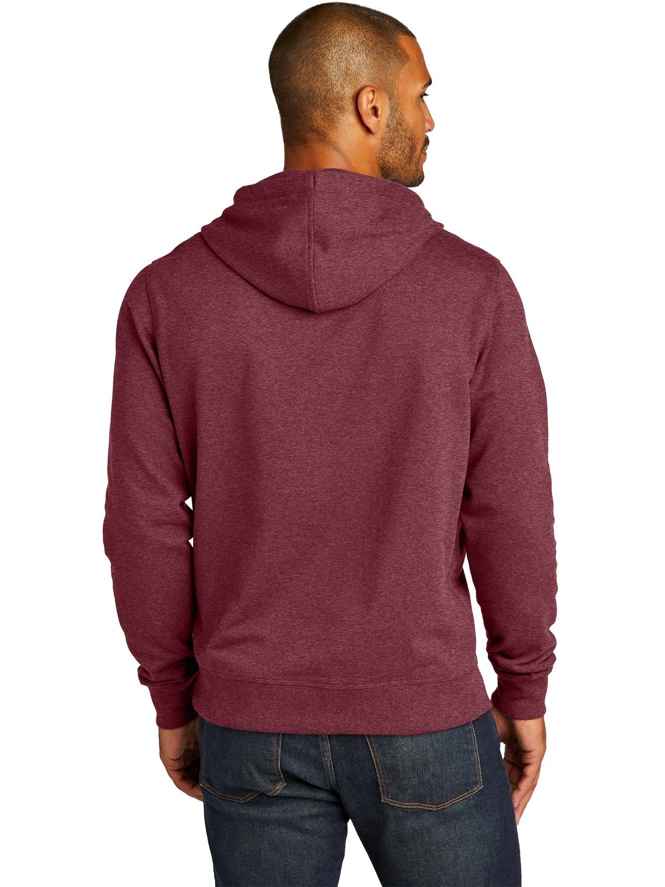 District DT8100 Hoodie with Custom Embroidery