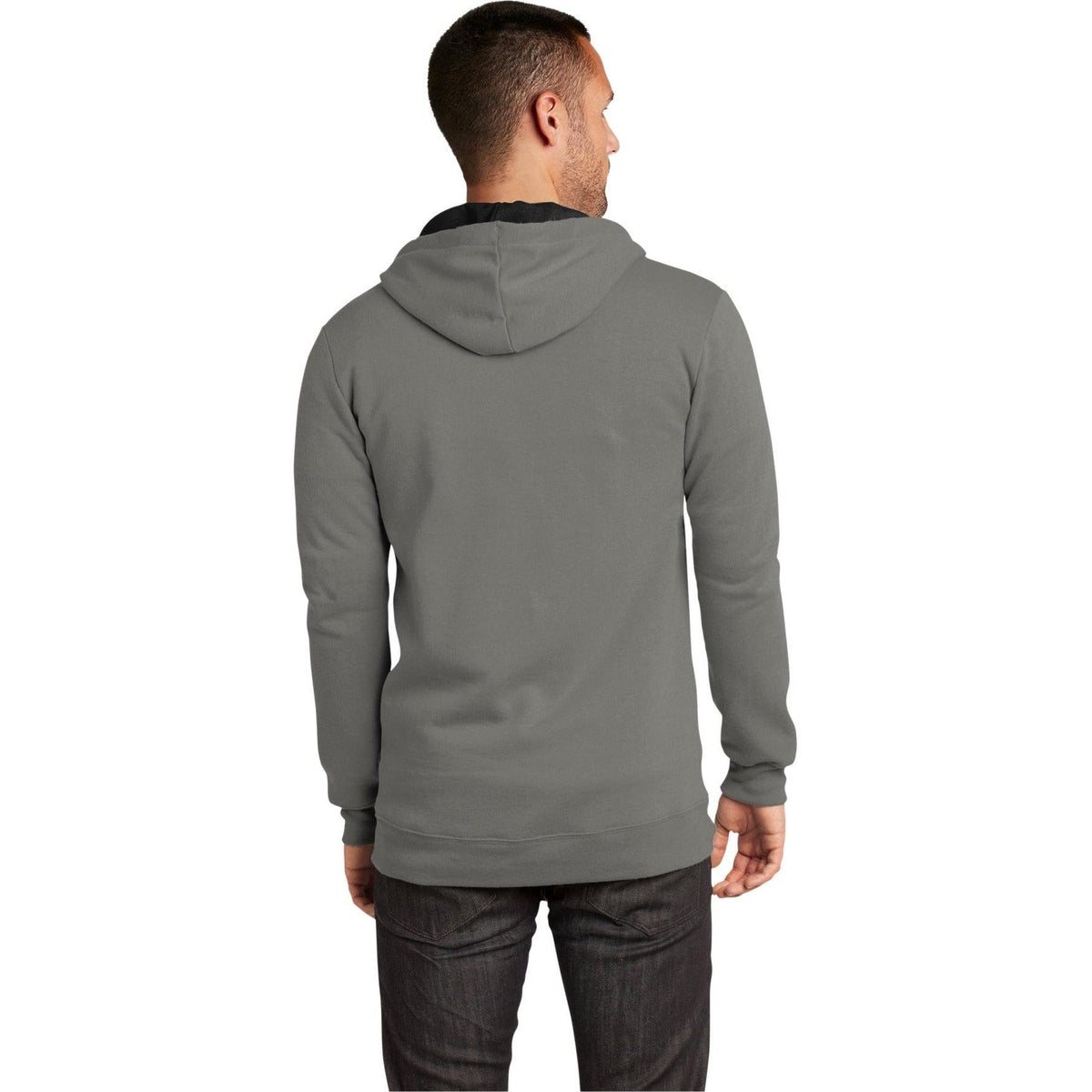 no-logo District The Concert Fleece Full-Zip Hoodie-Regular-District-Thread Logic