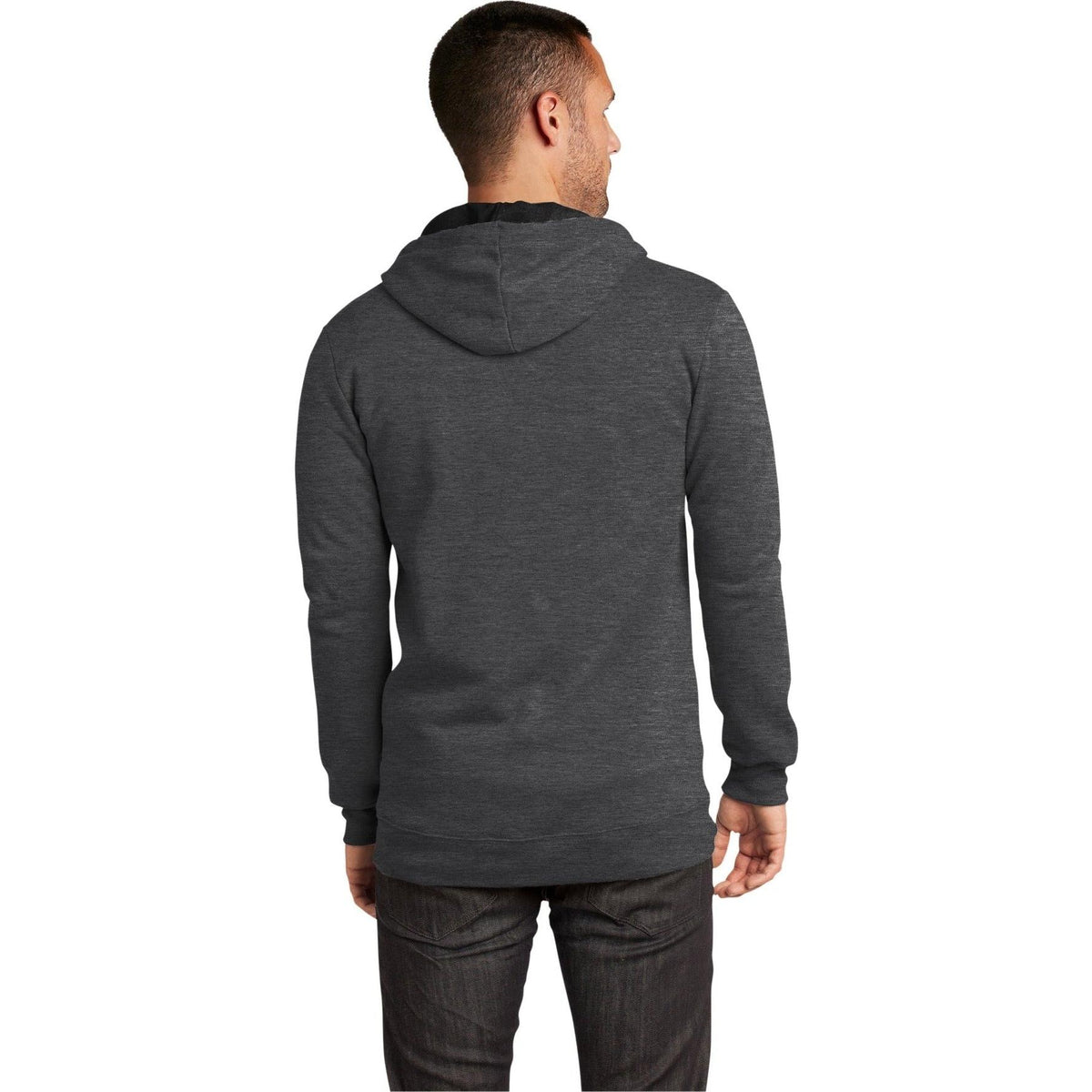 no-logo District The Concert Fleece Full-Zip Hoodie-Regular-District-Thread Logic