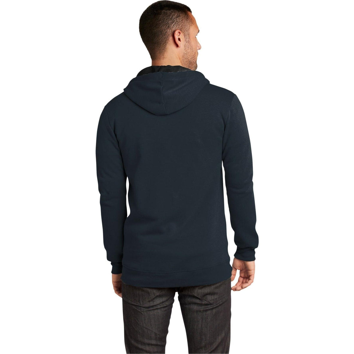 no-logo District The Concert Fleece Full-Zip Hoodie-Regular-District-Thread Logic